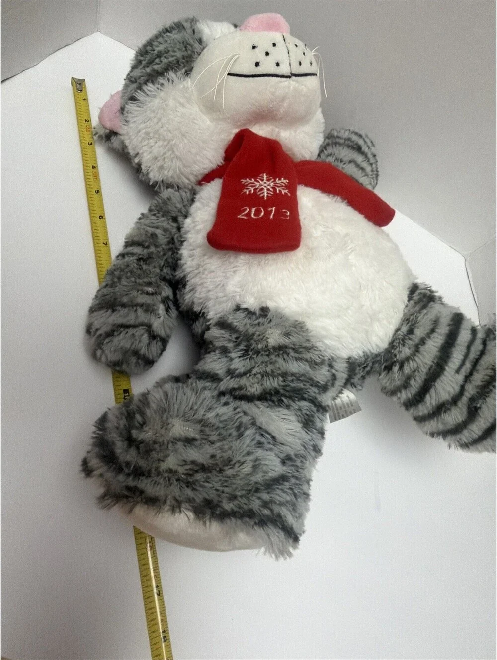 PetSmart Plush Dog Toy Lucky the Cat Squeaker 12
